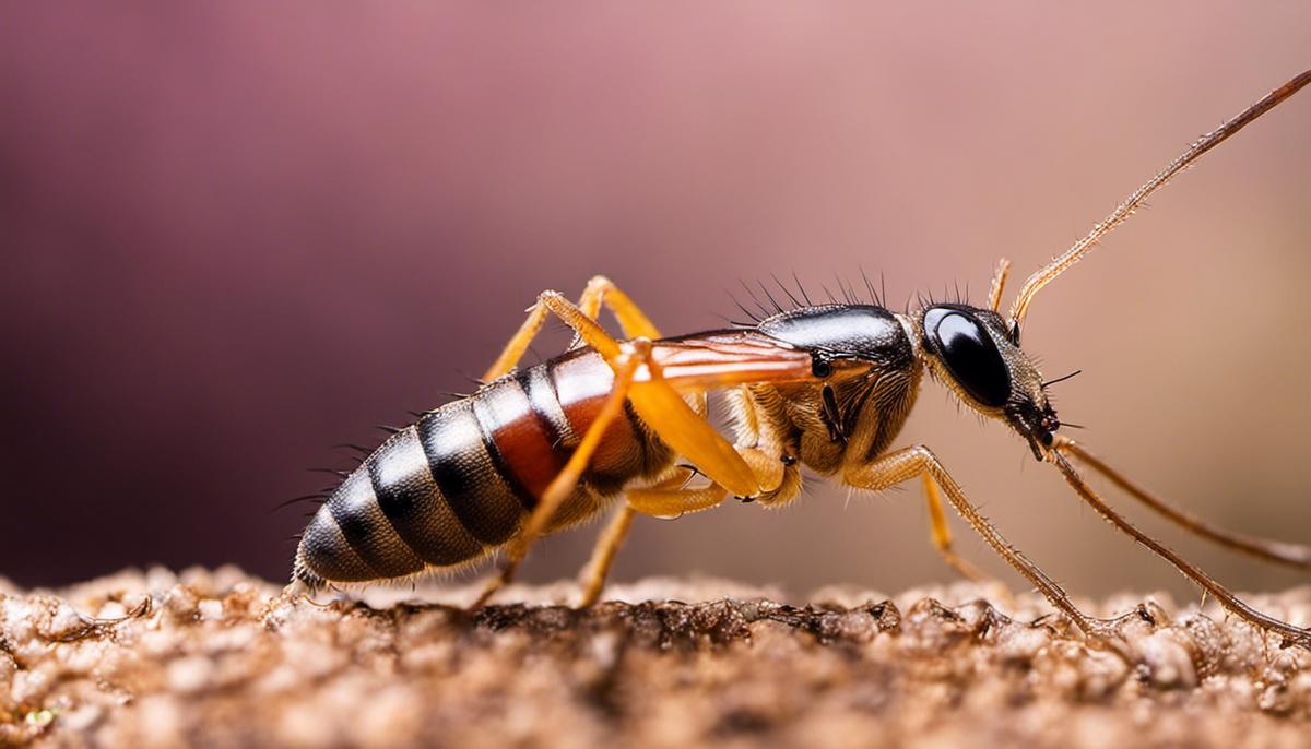 Various methods for termite control, including chemical, physical, and biological approaches